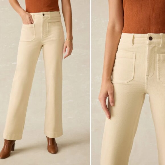 Faherty Softstretch Patch Pocket Pant - Summer Sand - Picture 2 of 9